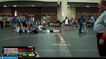 78 lbs Round 4 (6 Team) - Peyton Boston, Backyard Brawlers vs Hunter Pierson, Contenders Wrestling Academy Green