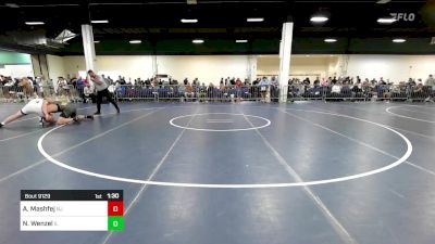 215 lbs Round Of 32 - Adam Mashfej, NJ vs Noah Wenzel, IL