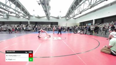 110-I lbs Round Of 32 - Michael Fortunato, Mac Arthur vs Hudson Platt, WWC