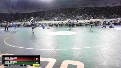 6A-106 lbs Semifinal - Jake Goodin, Edmond North vs Kase Skaggs, Sand Springs