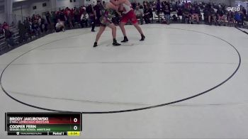 288 lbs Cons. Semi - Cooper Fern, Seward High School Wrestling vs Brody Jakubowski, O`Neill Leprechaun Wrestling