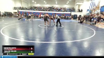 220 lbs Semifinal - Trevor Miller, Post Falls vs Demetri Smith, Mountain Home