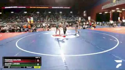 3A-145 lbs Champ. Round 1 - Dustin Larsen, Pinedale vs Thomas Dalton, Green River