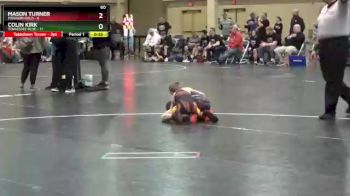 60 lbs Finals (2 Team) - Colin Kirk, Tennessee Blue vs Mason Turner, Missouri Gold