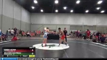 170 lbs Round 3 (8 Team) - Sonny Acuna, California Gold vs Brayden Gautreau, Michigan Blue