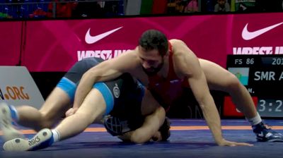 86 kg Gold - Myles Amine, SMR vs Abubakr Abakarov, AZE