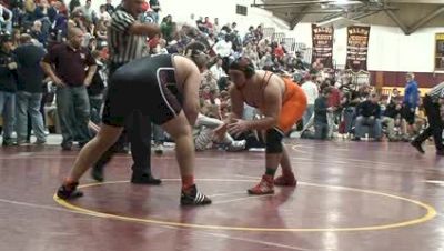 Garrett Goebel-12 Montini Cath IL Pins Alex Kazik-11 Kuakuana WI