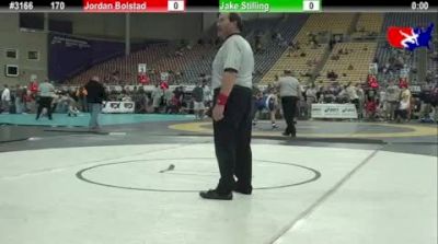 170 lbs champ-round-1 Jordan Bolstad ND vs. Jake Stilling WI