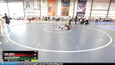 115 lbs Rd# 9- 2:15pm Saturday Final Pool - Hunter Finegan, Team New Mexico vs Joel Brink, Terps Xpress