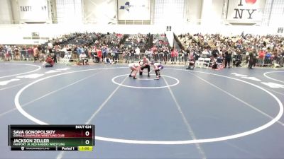 81 lbs Cons. Semi - Sava Gonopolskiy, Gorilla Grapplers Wrestling Club vs Jackson Zeller, Fairport Jr. Red Raiders Wrestling