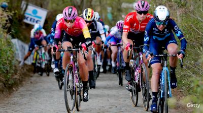 Women's Historic First Koppenberg Climb