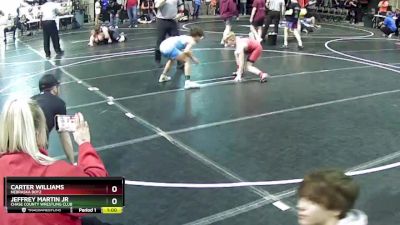 100 lbs 2nd Place Match - Carter Williams, Nebraska Boyz vs Jeffrey Martin Jr, Chase County Wrestling Club