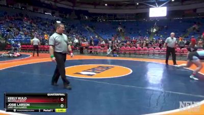 190 lbs Quarterfinal - Josie Larson, Lake Villa (Lakes) vs Keely Rulo, Belleville (East)