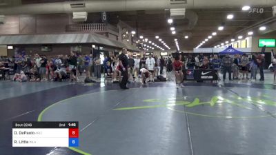 52 kg Cons 32 #1 - Dio DePaolo, Arizona vs Rocky Little, Inland Northwest Wrestling Training Center