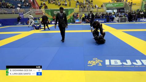 BRUNNA GIOVANNA DOS SANTOS vs KAUANE LIMA DOS SANTOS 2024 Brasileiro Jiu-Jitsu IBJJF