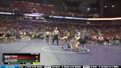 2A-145 lbs Quarterfinal - Brady Stille, Decorah vs Caleb Olson, Union, LaPorte City