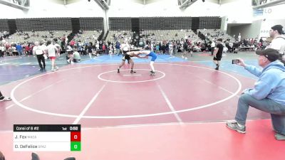 134-H lbs Consi Of 8 #2 - Jonathan Fox, MacArthur vs D`Mario DeFelice, Spazz Wrestling