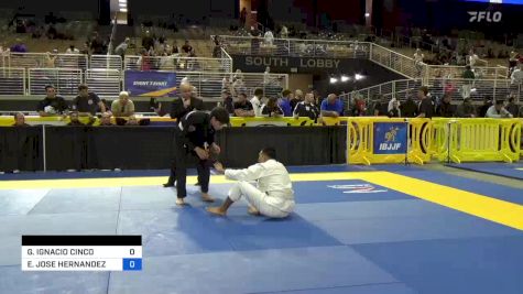 GABERIEL IGNACIO CINCO vs ERNESTO JOSE HERNANDEZ 2024 Pan Jiu Jitsu IBJJF Championship