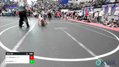 80 lbs Rr Rnd 2 - Hunter Johnson, Watonga Blaine County Grapplers vs Rhett Hardy, Standfast