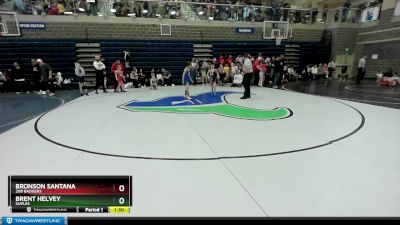 70 lbs Quarterfinal - Brent Helvey, Suples vs Bronson Santana, 208 Badgers