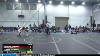 88 lbs Round 2 (8 Team) - Dominic Spennato, Mat Attack vs Matthew Marenco, Warhawks Black