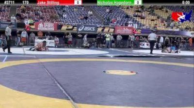 170 lbs champ-round-3 Jake Stilling WI vs. Nicholas Hagedorn IA