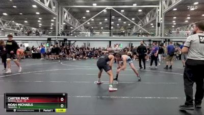 126 lbs Round 5 (8 Team) - Noah Michaels, Triumph vs Carter Pack, Seagull Blue