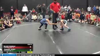 50 lbs Tanner James, Team Bear Red vs Blaze Murray, Team Bear Navy