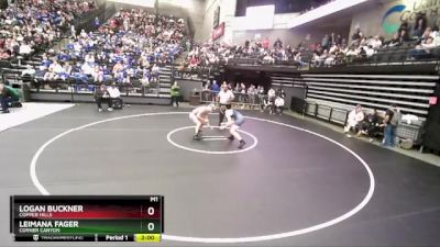 190 lbs Quarterfinal - Leimana Fager, Corner Canyon vs Logan Buckner, Copper Hills