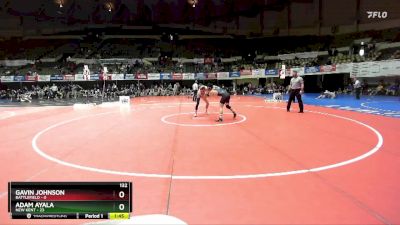 132 lbs Placement (16 Team) - Gavin Johnson, Battlefield vs Adam Ayala, New Kent