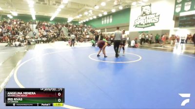 170 lbs Champ. Round 2 - Iris Rivas, La Canada vs Angelina Menera, Wilson Long Beach