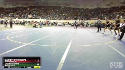 6A-150 lbs Champ. Round 1 - Garrett Stinchcomb, Broken Arrow Hs vs Cash Sessions, Norman North