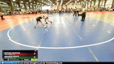 92 lbs Rd# 2 10:30am Friday - Brenden Bosco, Team Michigan vs Nathan Newman, Terps Xtreme