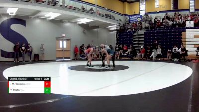 100 lbs. Champ. Round 3 - Madison Wilmes, North Point vs Taylor Reiter, Timberland