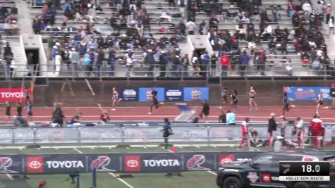 High School Girls' 4x100m Relay Event 108, Prelims 14