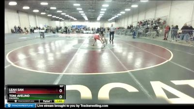 107 lbs Quarterfinal - Toni Avelino, Caldwell vs Leah San, Nampa