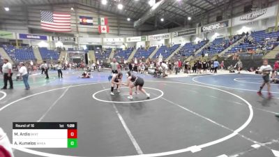 130 lbs Round Of 16 - Miah Ardis, Berthoud vs Ariel Kumelos, Wheatland Wy