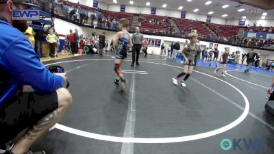 55 lbs Semifinal - Cayden Petersen, Lions Wrestling Academy vs Colten Sumrall, Harrah Little League Wrestling