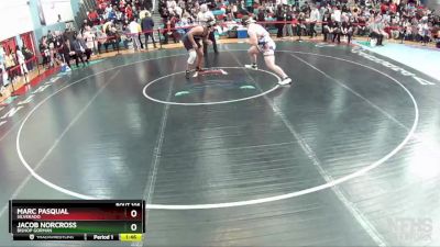 285 lbs Quarterfinal - Jacob Norcross, Bishop Gorman vs Marc Pasqual, Silverado