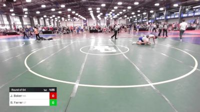 160 lbs Round Of 64 - Joseph Baker, MA vs Bradlee Farrer, UT