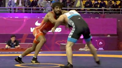 65 kg Semifinal - Bajrang Punia, IND vs Haji Ali, BRN