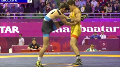 57 kg Quarterfinal - Gulomjon Abduallev, UZB vs Rakhat Kalzhan, KAZ