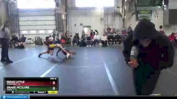 96 lbs Round 1 (6 Team) - Brian Little, Scorpions vs Drake McClure, Eagle X