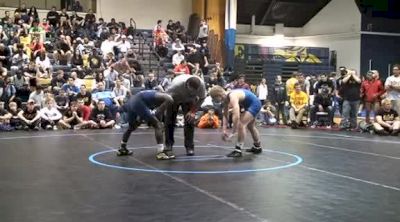 120 lbs semi-finals Godwin Nyama PA vs. Garrison White NC