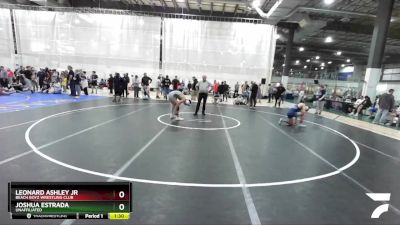 160 lbs Semifinal - Leonard Ashley Jr, Beach Boyz Wrestling Club vs Joshua Estrada, Unaffiliated