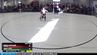 27 lbs 1st Place Match - Drew Hofmaier, Jr Bucks vs Evan Love, Gretna Youth Wrestling Club