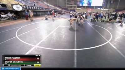 160 lbs Cons. Round 5 - Ryker Fullmer, ID vs Carter Coauette, MN