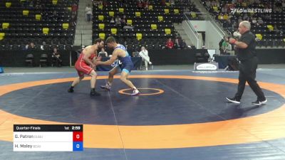 97 kg Quarterfinal - Guy Patron, Dubuque Wrestling Club vs Haydn Maley, Beaver Dam Wrestling Regional Training Center