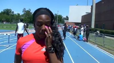 Tiffany Porter after hurdle win at 2012 Florida Relays