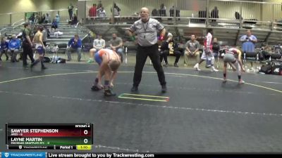 90 lbs Round 4 (6 Team) - Layne Martin, Michigan Grappler RTC vs Sawyer Stephenson, Ares